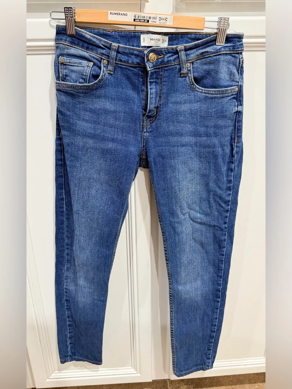 Mango Women’s Mid-Blue Skinny Jeans